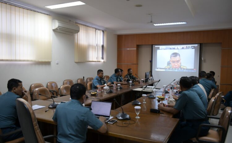  STTAL Ikuti Rapat Zona Integritas oleh Pusat Reformasi Birokrasi TNI