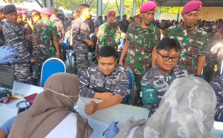  Sambut HUT TNI AL Ke-78, STTAL Berpartisipasi Ikuti Kegiatan Donor Darah