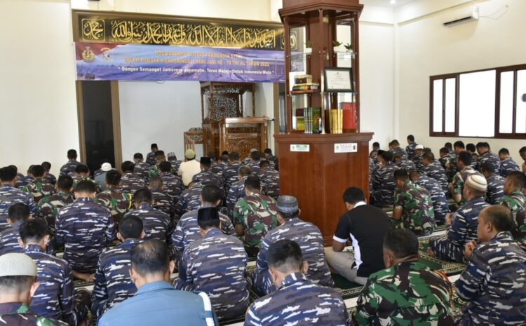  Civitas Akademika STTAL Laksanakan Doa Bersama Lintas Agama Dalam Rangka HUT TNI AL Ke 78