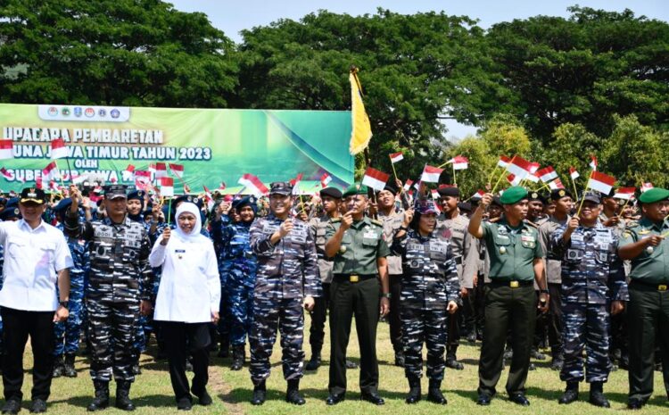  Komandan STTAL Hadiri Pembaretan SMA Taruna Jawa Timur