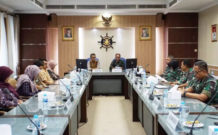  Perwira STTAL Hadiri Exit Meeting Pemeriksaan Intern Atas Laporan Keuangan Kemhan dan TNI Tahun 2023