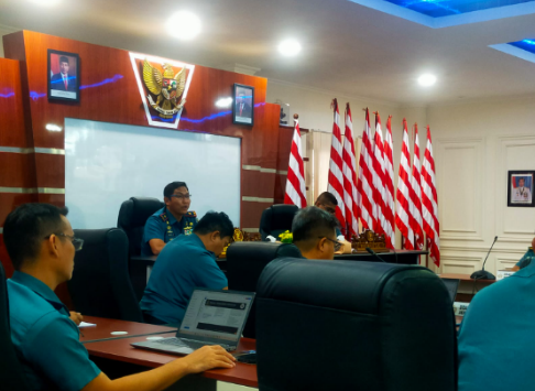  Komandan STTAL Laksamana Pertama TNI Dr. Mukhlis Pimpin Rapat Monitoring dan Evaluasi Penempatan Jabatan