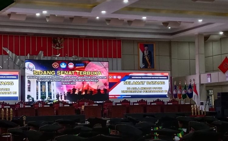  Komandan STTAL Hadiri Sidang Senat Terbuka Universitas Pertahanan RI