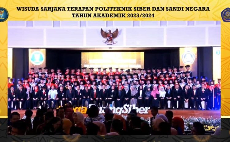  Komandan STTAL Hadiri Wisuda Sarjana Terapan Politeknik Siber dan Sandi Negara (SNN)