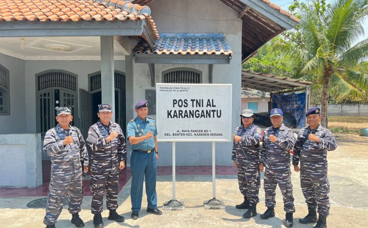  Komandan STTAL tinjau Kegiatan Latek Surta Mahasiswa S1 Hidrografi angkatan 44 di Serang Banten.