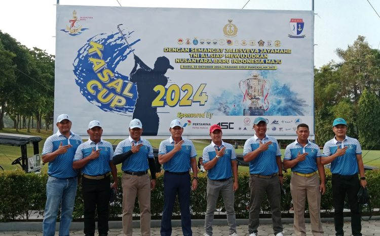  Komandan STTAL Ikuti Turnamen Golf Kasal Cup tahun 2024