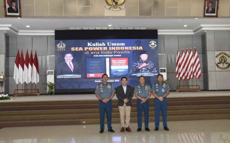  Komandan STTAL Hadiri Kuliah Tamu dan Launching Buku Laksamana TNI (Purn) Prof. Dr. Marsetio, S.I.P., M.M., Tahun 2024