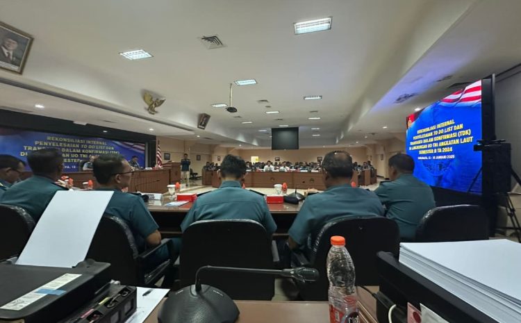  Ka Akun Ikuti Rekonsiliasi Internal UO TNI AL Semester II Tahun Anggaran 2024