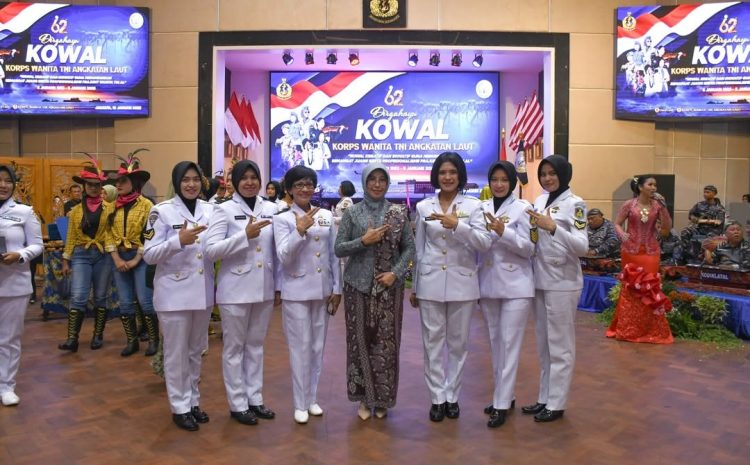  Tasyakuran HUT ke-62 Korps Wanita Angkatan Laut (Kowal) Wilayah Surabaya