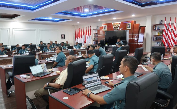  Wadan STTAL Pimpin Rapat Evaluasi Pelaksanaan Pembangunan Zona Integritas