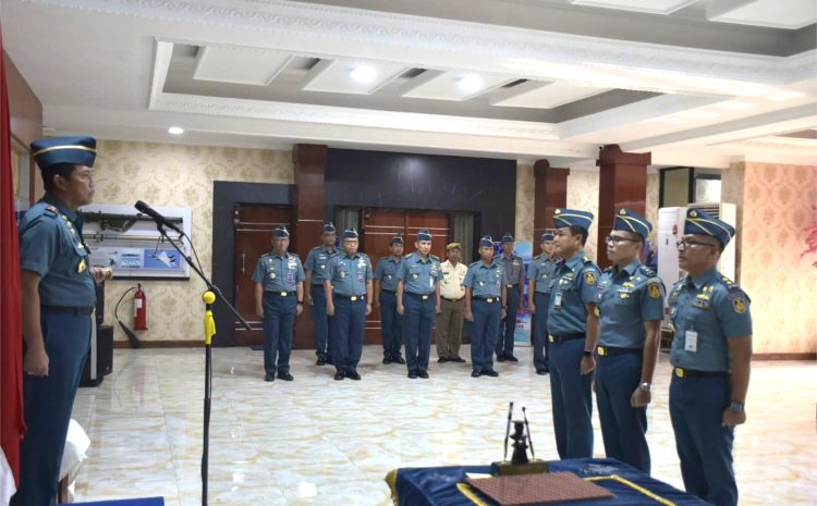  Komandan STTAL Pimpin Serah Terima Jabatan Ka Akun dan Pengukuhan Kaprodi S1 Teknik Mesin