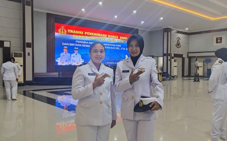  Dua Perwakilan Kowal STTAL Hadiri Tradisi Penerimaan Perwira dan Bintara Remaja Korps Wanita TNI AL