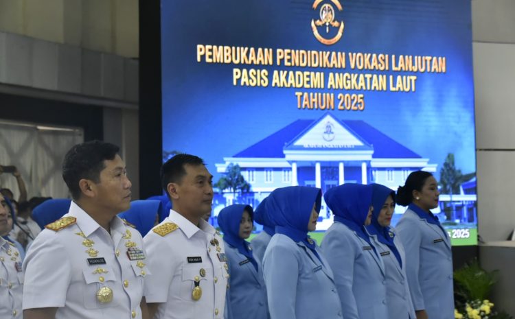  Komandan STTAL Hadiri Pembukaan Pendidikan Vokasi Lanjutan Pasis AAL Tahun 2025