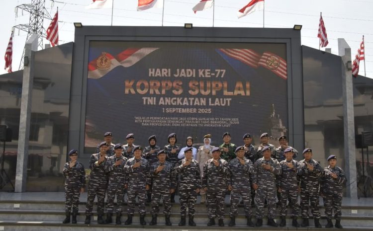  Ka Akun dan Staf Akun STTAL Ikuti Secara Virtual Peringatan HUT Ke-77 Korps Suplai TNI AL